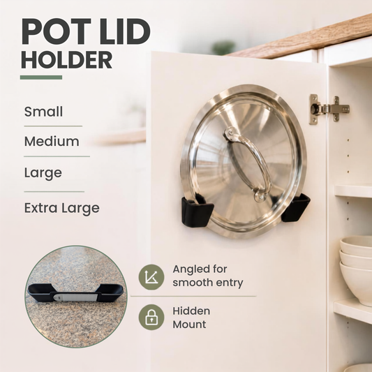 Kitchen Pot Lid Holder Bundle - 6 Piece